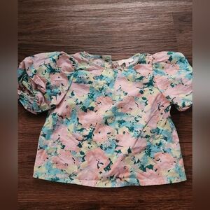 Girls floral top